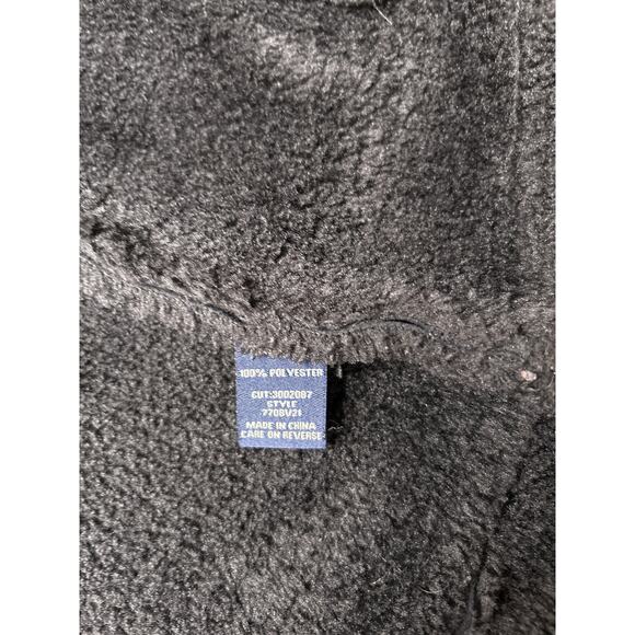 Max Edition Women's Faux Shearling Moto Biker coat in black. Size L - Picture 6 of 9